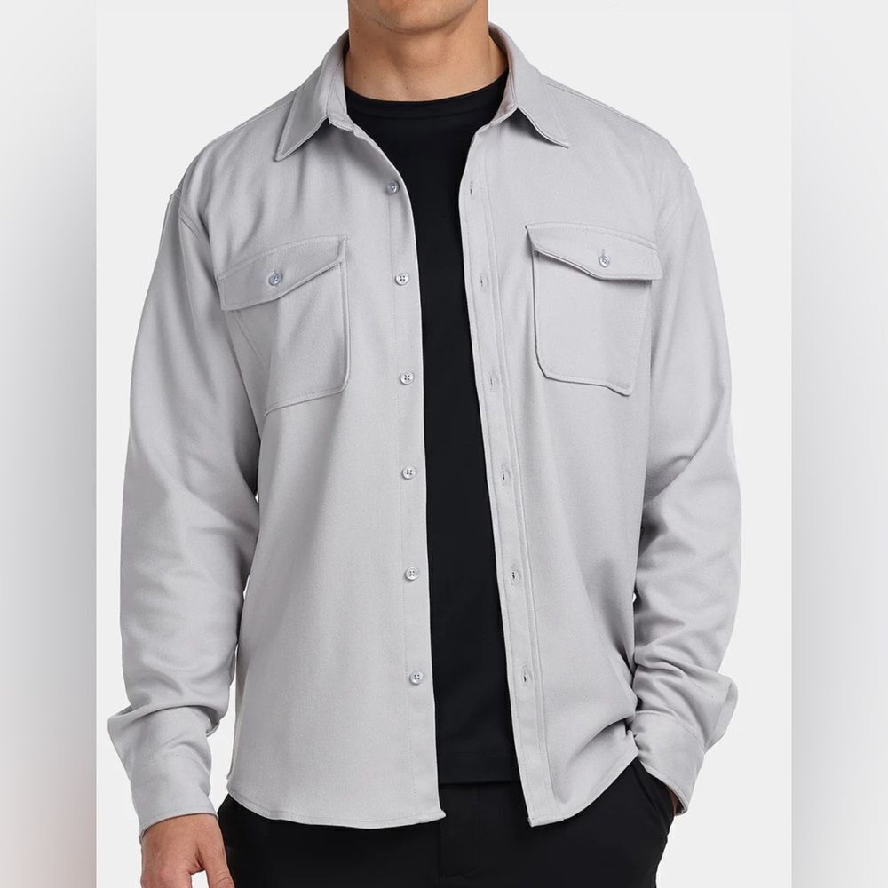 ICON Amsterdam The Dante Overshirt Grey M NWT IN PACKAGE